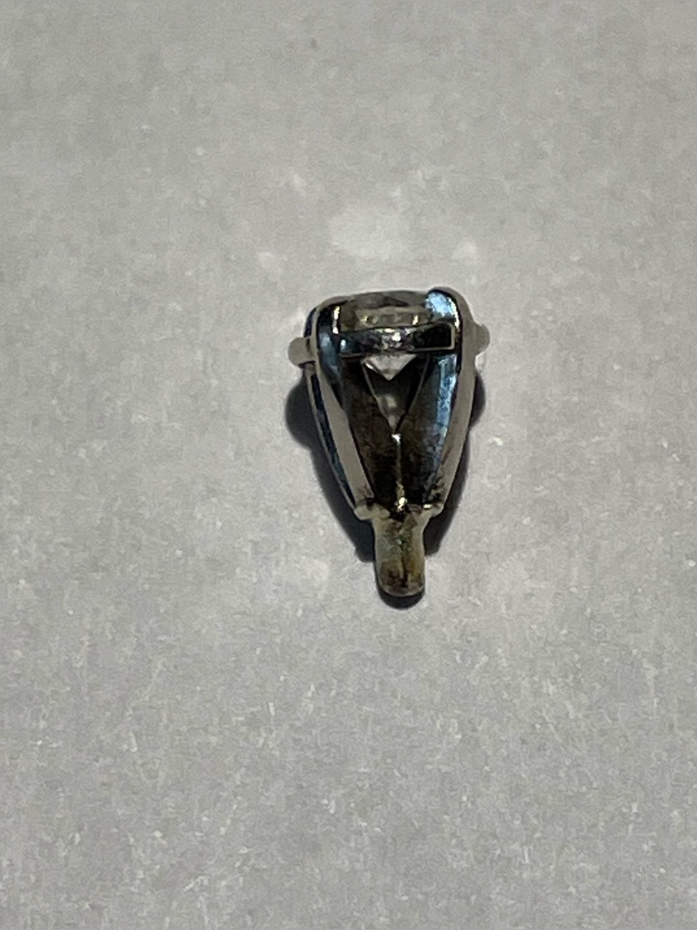 4-prong White Gold Head (setting) for Solitaire Ring Setting with Diamond - Picture 6 of 13